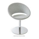 Crescent Round Swivel Chair