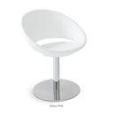 Crescent Round Swivel Chair