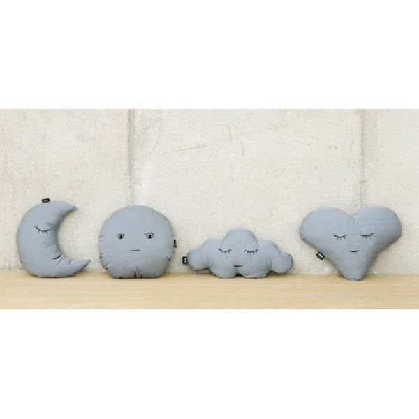 Modern creatures grey pillow collection