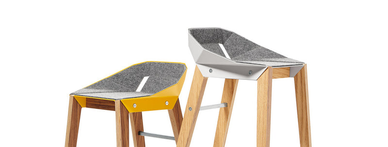 Felt Diago Kitchen Stool