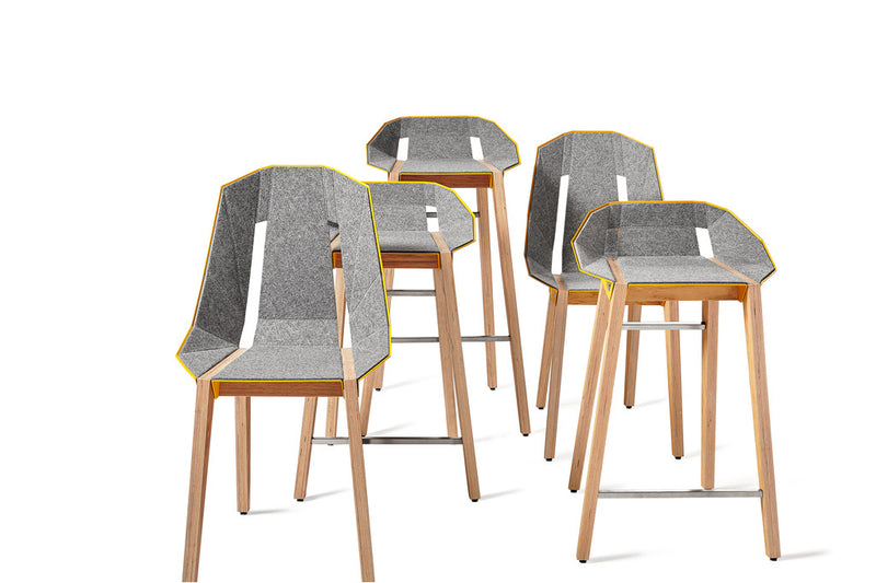 Felt Diago Kitchen Stool