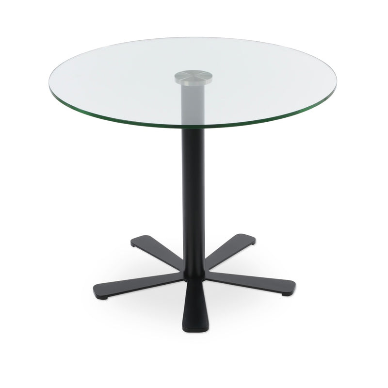 Daisy 5 Star Glass Dining Table