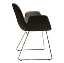 Daisy Armchair in Black Leatherette 