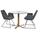 Daisy 5 Star Glass Dining Table