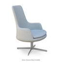 Dervish High Back 4-Star Swivel Lounge Chair