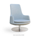 Dervish High Back Round Swivel Lounge Chair