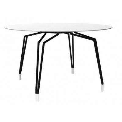 Diamond modern dining table with white top 