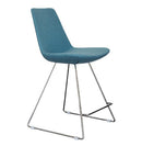 Eiffel Wire modern barstool with steel base