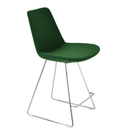 Green Eiffel Wire modern barstool