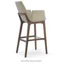 Eiffel Wood Arm Stool