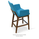 Eiffel Wood Arm Stool