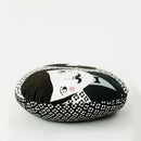 Modern Folk Inspired Print Black Pillow | 212Concept