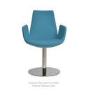 Eiffel Arm Round Swivel Chair