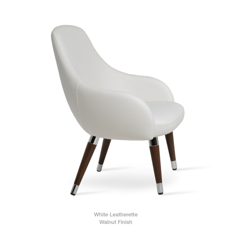 Gazel Arm Lounge Wood Chair