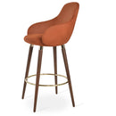 Gazel Arm Wood Stool