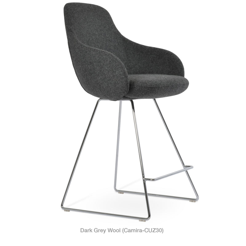 Gazel Arm Wire Stool