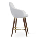 Gazel Arm Wood Stool