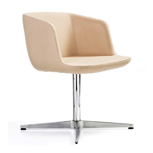 Buy Curvy Shaped Modern Geo Swivel Armchair | 212Concept