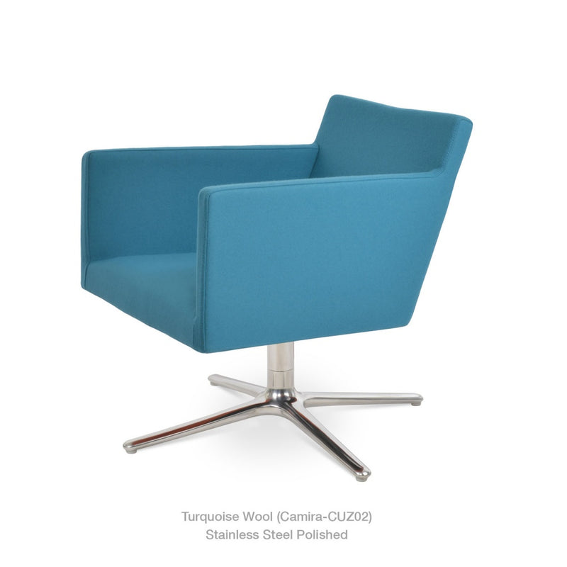 Harput Oval Swivel Lounge Chair