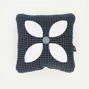 simple floral toss pillow