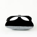 Modern grey and black floral pillow | 212Concept