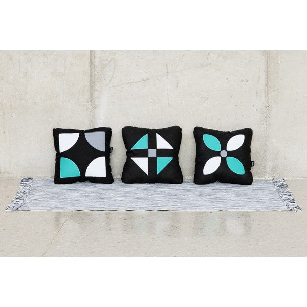 Jade and black Hydra Cushions | 212Concept