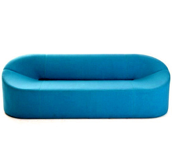 Morph Three Seater modern sofa in blue