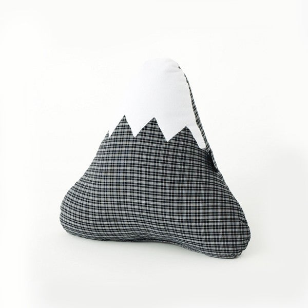 folk pillow mountain shaped handmade