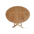 Pamela Teak Folding Round Dining Table