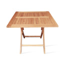 Pamela Teak Folding Square Dining Table