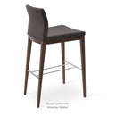 Pasha Wood Low Back Stools