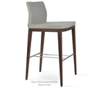 Pasha Wood Low Back Stools