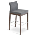 Pasha Wood Low Back Stools