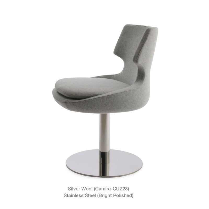 Patara Round Swivel Chair