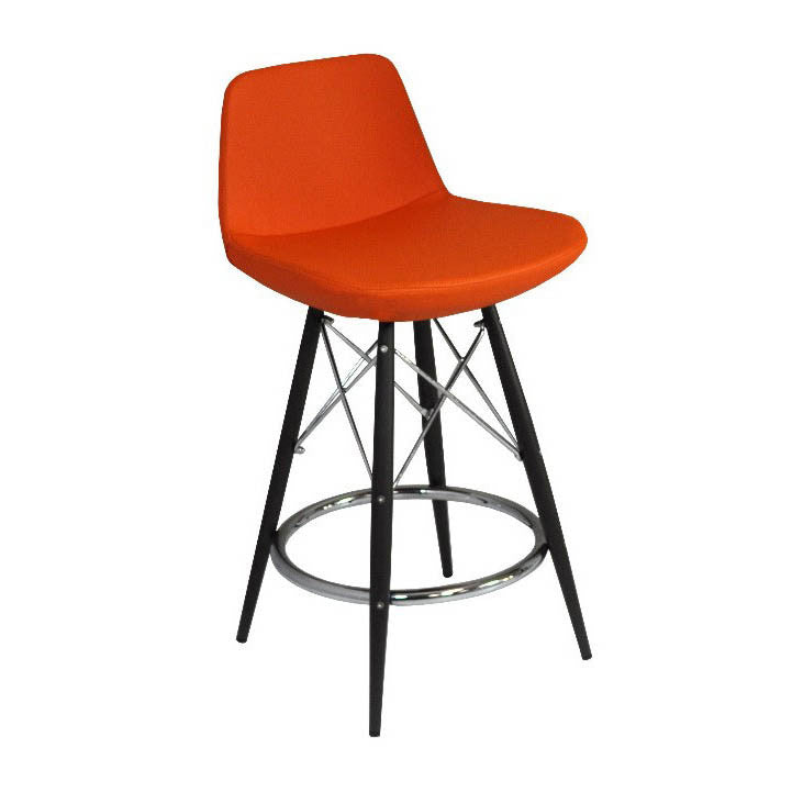 Modern leather bar stools