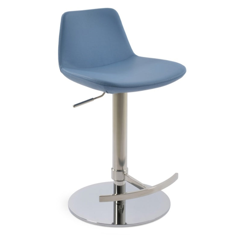 Pera T & Full Footrest Piston Stool