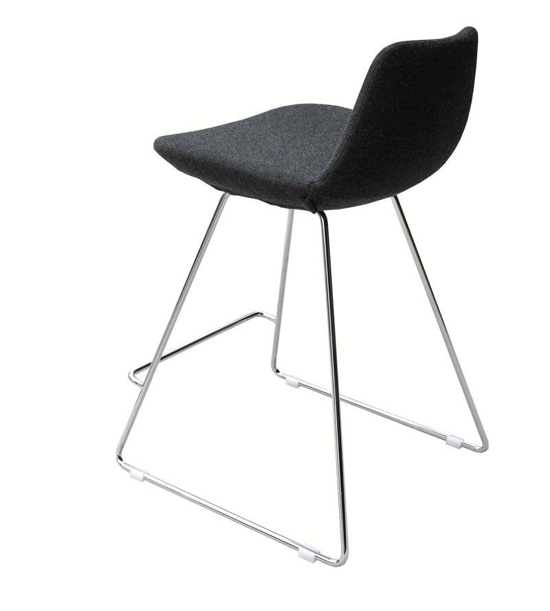 Pera Wire modern barstool rear view 