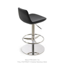 Pera T & Full Footrest Piston Stool