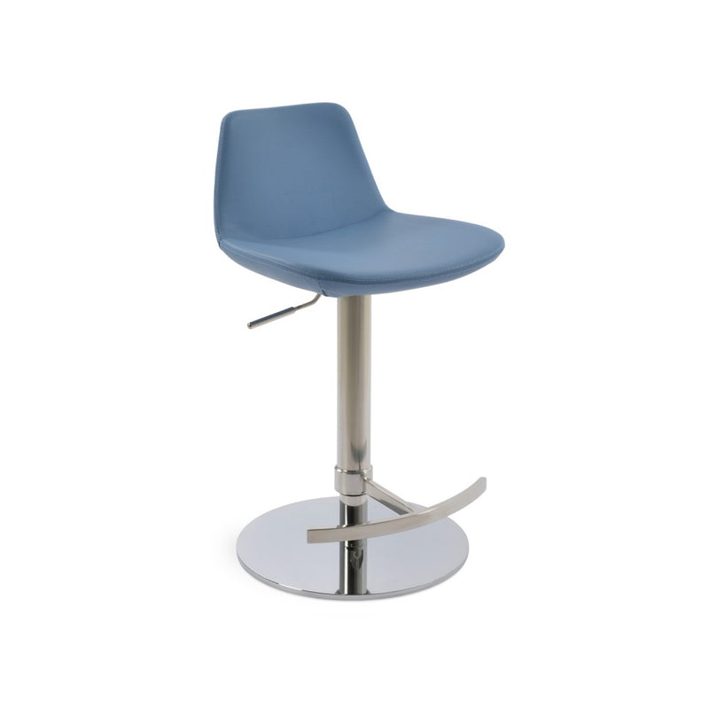 Pera T & Full Footrest Piston Stool