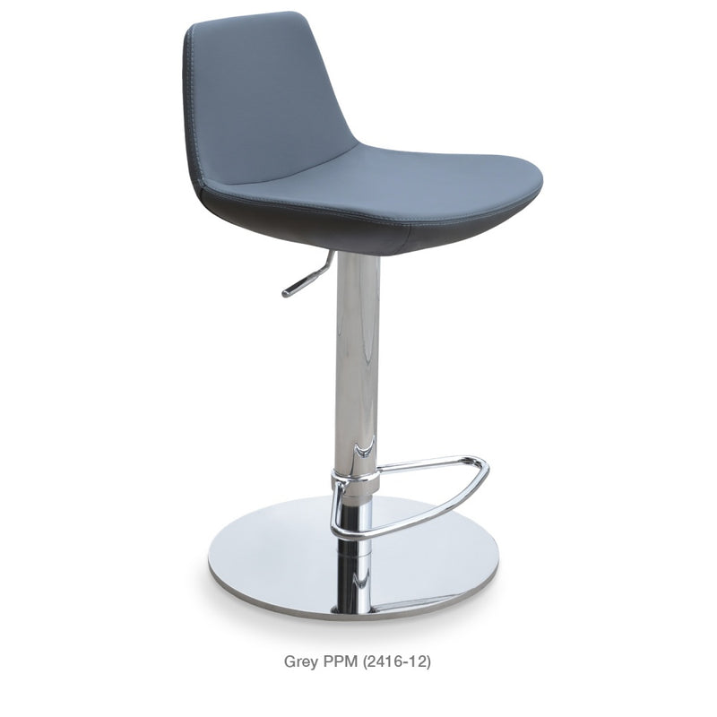 Pera Half Footrest Piston Stool