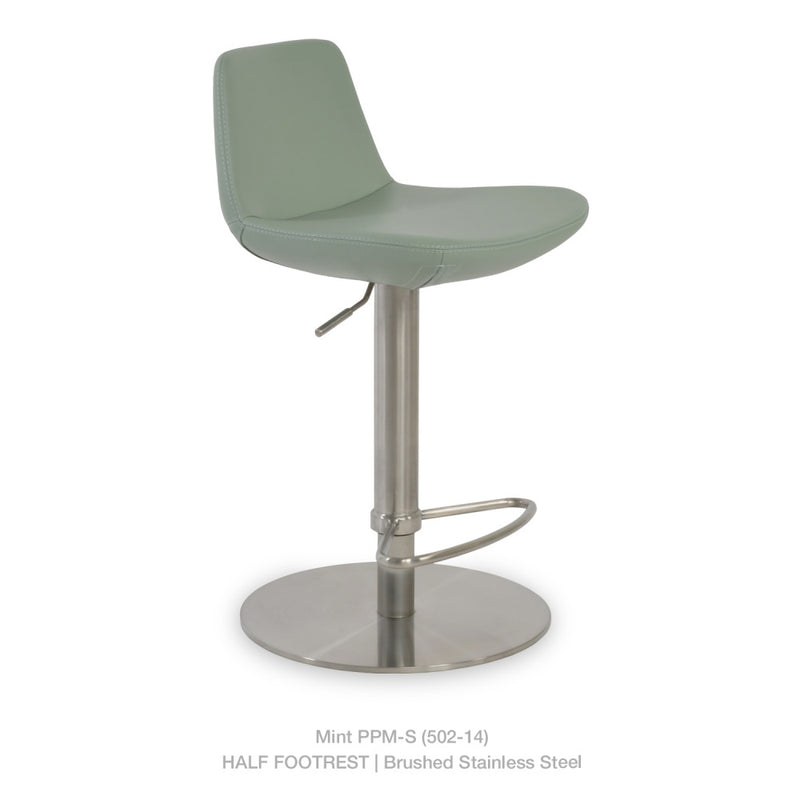 Pera Half Footrest Piston Stool