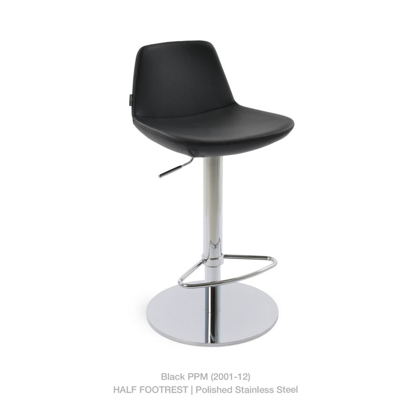 Pera Half Footrest Piston Stool