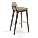 Pera Wood Handle Back Stool