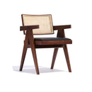 Pierre J Arm Half Wicker Dining Chair