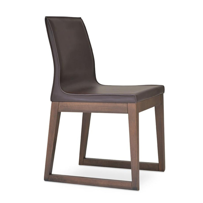 Polo Sled Wood Chair