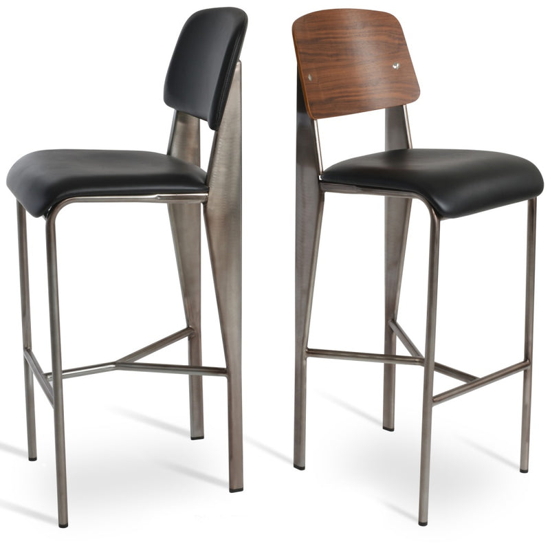 Coral Soft Seat Bar Stool