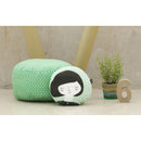 Modern Round Folk Green Puff XXL | 212Concept