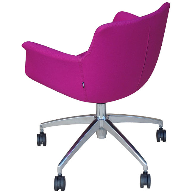 Modern Wool Office Chair Pink Wool | 212Concept