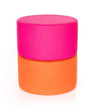 Buy Modern Swivel Round Fabric Upholstered Commercial Roller Stools | 212Concept