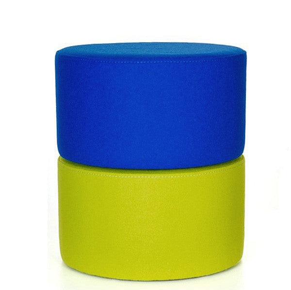 Buy Modern Swivel Round Fabric Upholstered Commercial Roller Stools | 212Concept